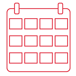 Kalender rot